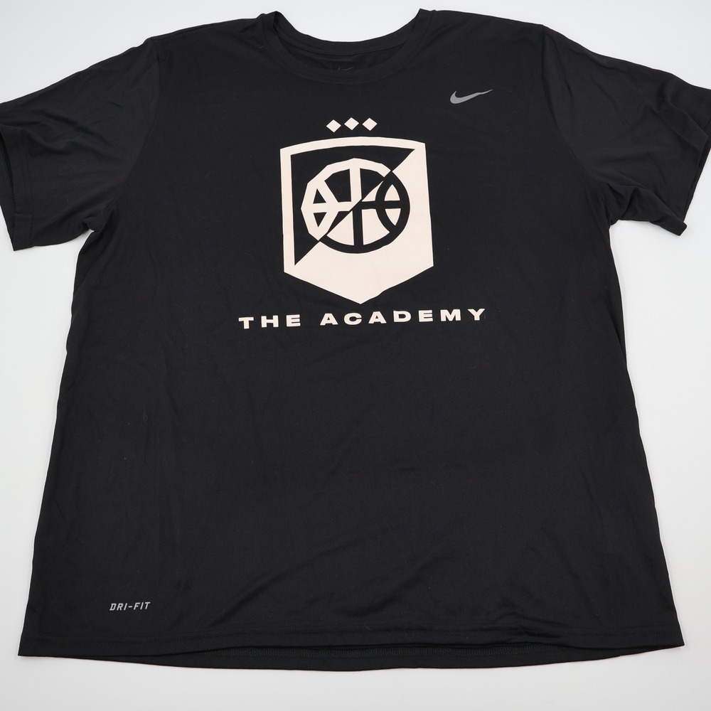 Nike The Academy Basketball T-Shirt Mens 2XL Black Dri-FIT Graphic 727982-010